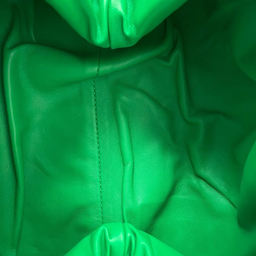 Brand NWT Bottega Veneta Teen Intrecciato Leather Pouch/Clutch in Parakeet Color - Picture 10 of 14